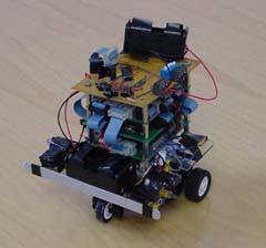 Microbot construido en este Proyecto Fin de Carrera
